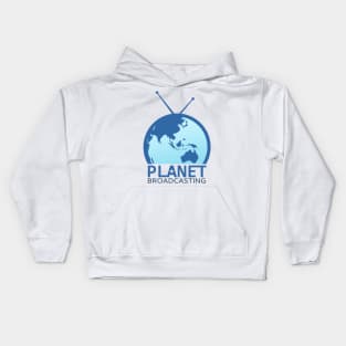 Planet Broadcasting Logo Kids Hoodie